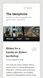 Mobile Screenshot of ideophone.org